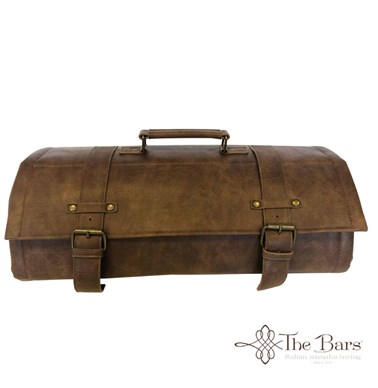 BARTENDER ROLL BAG BROWN LUXURY